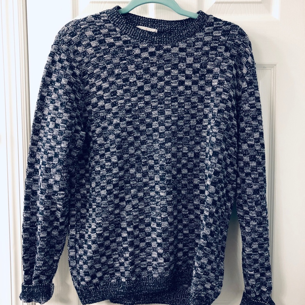 Knitted Navy Sweater